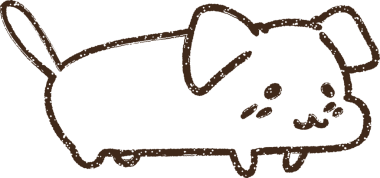 Bir insan tarafından çizilen küçük köpek kömürü.