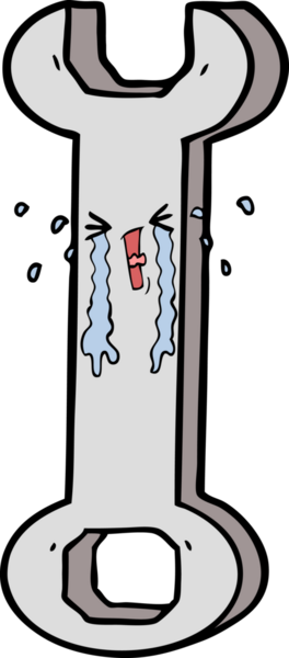 Bir insan tarafından çizilmiş çizgi film anahtarı.