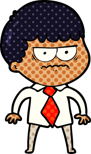 Bir insan tarafından çizilmiş rahatsız bir adam.