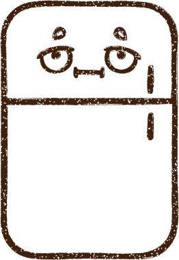 Bir insan tarafından çizilmiş Mutfak Dolabı Kömürü Çizimi