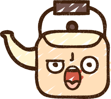 Bir insan tarafından çizilen Sıcak Kettle Tebeşiri