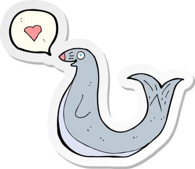 Bir insan tarafından çizilmiş aşk dolu bir mühürün çıkartması.