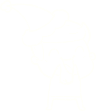 Bir insan tarafından çizilen Noel Adam Tebeşiri