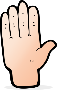 bir insan tarafından çizilmiş bir çizgi film.