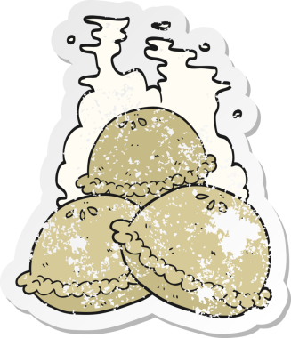 Bir insan tarafından çizilmiş bir karikatürün gerilimli yapıştırması.