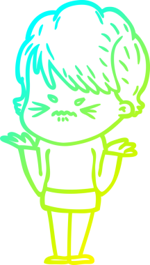 Bir insan tarafından çizilmiş karikatür çizimi.