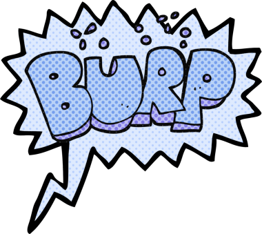 Bir insan tarafından çizilmiş serbest çizilmiş çizgi roman konuşma balonu geğirme metni