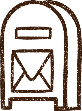 Bir insan tarafından çizilen Posta Kutusu Kömür Çizimi