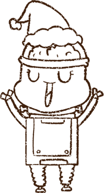 Bir insan tarafından çizilen Mutlu Robot Kömürü