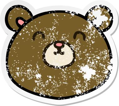 Bir insan tarafından çizilmiş garip bir el çiziminin sıkıntılı çıkartması.