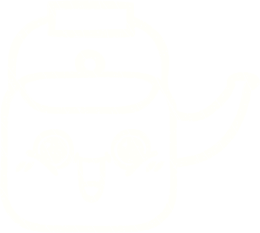 Bir insan tarafından çizilen Kettle Tebeşiri