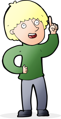 Bir insan tarafından çizilmiş bir fikri olan çizgi film adamı.