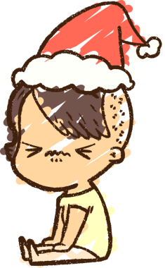 Bir insan tarafından çizilen Noel Kadın Tebeşiri