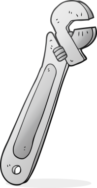 Bir insan tarafından çizilmiş serbest çizilmiş ayarlanabilir anahtar