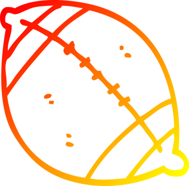 Bir insan tarafından çizilmiş bir futbol çizgi film çizimi.