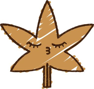 Bir insan tarafından çizilen Yaprak Tebeşiri