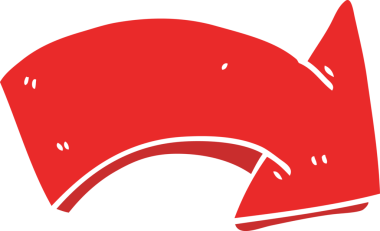 bir insan tarafından çizilmiş düz renk çizgi film işareti