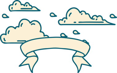 Bir insan tarafından çizilmiş dövmeli parşömen.