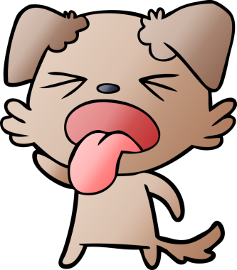 Bir insan tarafından çizilmiş iğrenç bir çizgi film.