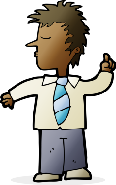 Çizgi filmci bir insan tarafından çizildi.