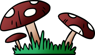 Bir insan tarafından çizilmiş bir kurbağa dışkısının el çizimi karikatürü.