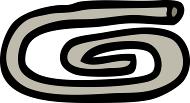 Bir insan tarafından çizilmiş el çizimi karikatür kâğıdı.