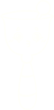 Bir insan tarafından çizilmiş çan tebeşiri