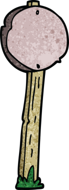 Bir insan tarafından çizilmiş karalama işareti.