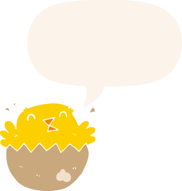 Karikatür kuluçkaya yatmış, konuşma baloncuğu olan bir insan tarafından çizilmiş.