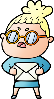 Bir insan tarafından çizilmiş bir karikatür.