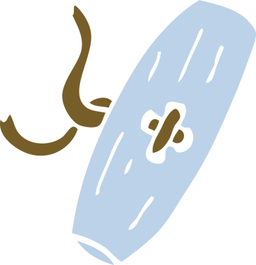 bir insan tarafından çizilmiş eski bir karalama düğmesi