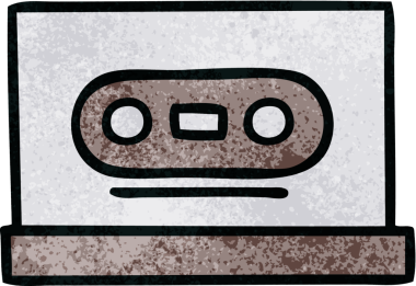 Bir insan tarafından çizilmiş retro grunge desen karikatürü.