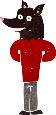 Bir insan tarafından çizilmiş el çizimi karikatür