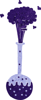 bir insan tarafından çizilmiş karikatür bilim deneyi