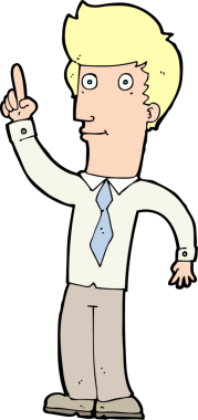 Bir insan tarafından çizilmiş, karikatür dostu bir adam.