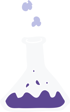 bir insan tarafından çizilmiş karalama bilim deneyi.