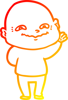 Bir insan tarafından çizilmiş ürkütücü bir çizgi film çizimi.