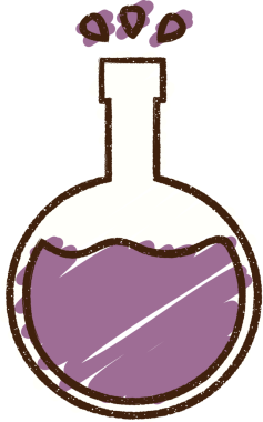 Bilim Deneyi Tebeşir Çizimi Bir insan tarafından çizildi