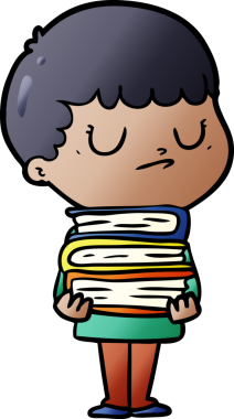 Bir insan tarafından çizilmiş huysuz çocuk çizgi filmi.