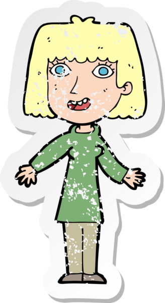 Bir insan tarafından çizilmiş mutlu bir karikatürün gerilimli yapıştırması.