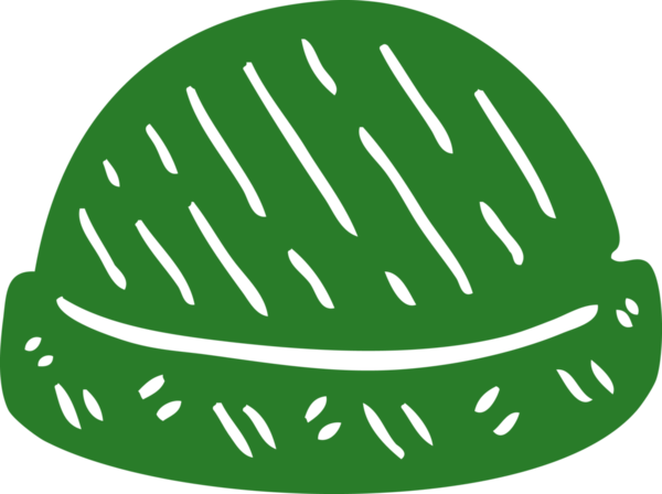 Bir insan tarafından çizilmiş karikatür kış şapkaları.