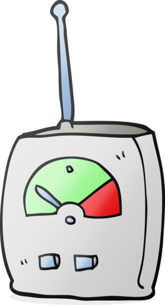 Bir insan tarafından çizilmiş serbest çizim karikatür bilim ekipmanı