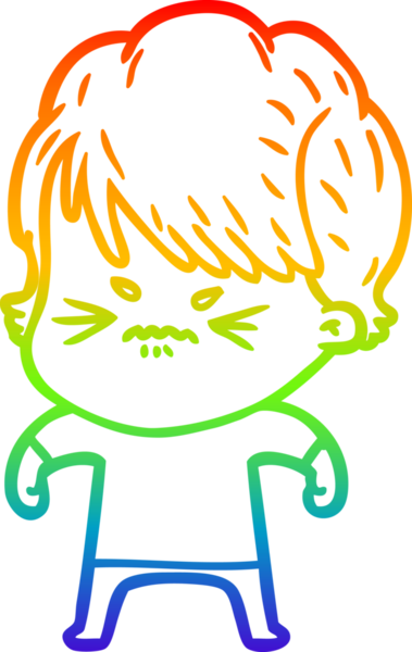 Bir insan tarafından çizilmiş karikatür çizimi.