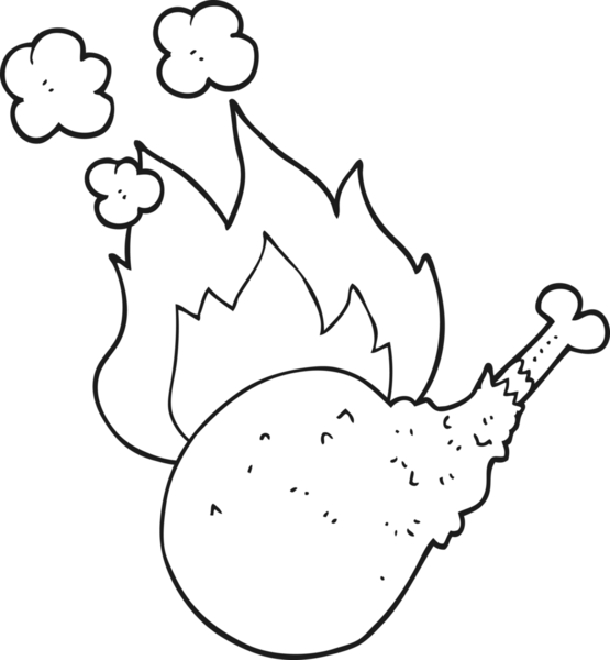 El yazısıyla çizilmiş siyah beyaz çizgi film bir insan tarafından çizilmiş et