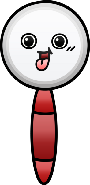 Bir insan tarafından çizilmiş bir büyüteçin gölgelenmiş karikatürü