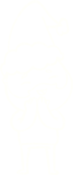 Bir insan tarafından çizilen Sakallı Adam Tebeşiri