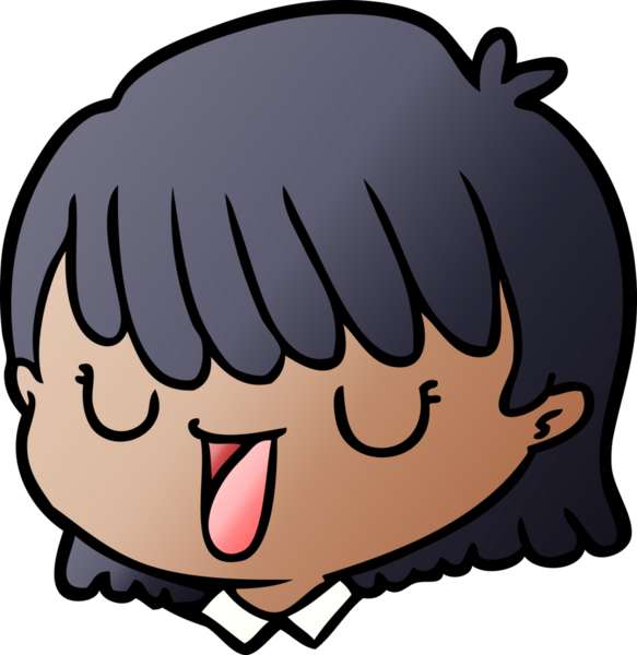 Bir insan tarafından çizilmiş bir kadın yüzü.