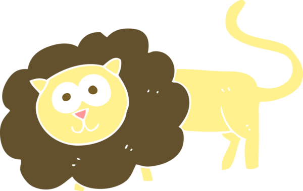 Bir insan tarafından çizilen hayvanların düz renk çizimi