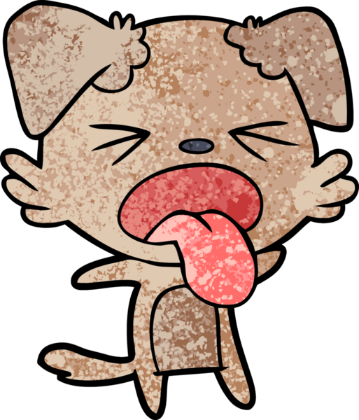 Bir insan tarafından çizilmiş iğrenç bir çizgi film.