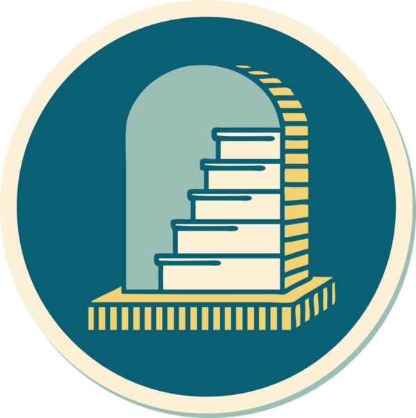 Bir insan tarafından çizilmiş bir mezar taşının geleneksel stiliyle dövme çıkartması.